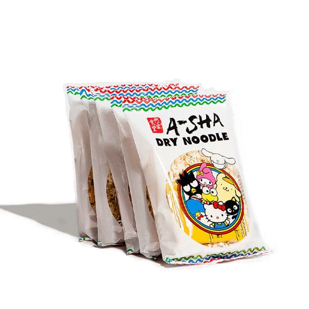 Hello Kitty x A-Sha Mandarin Noodles w/ Supercute Soy Sauce(5 pk)