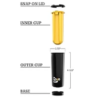 The Loud Cup: Travel Mug w/ Blow Horn | Raven Black