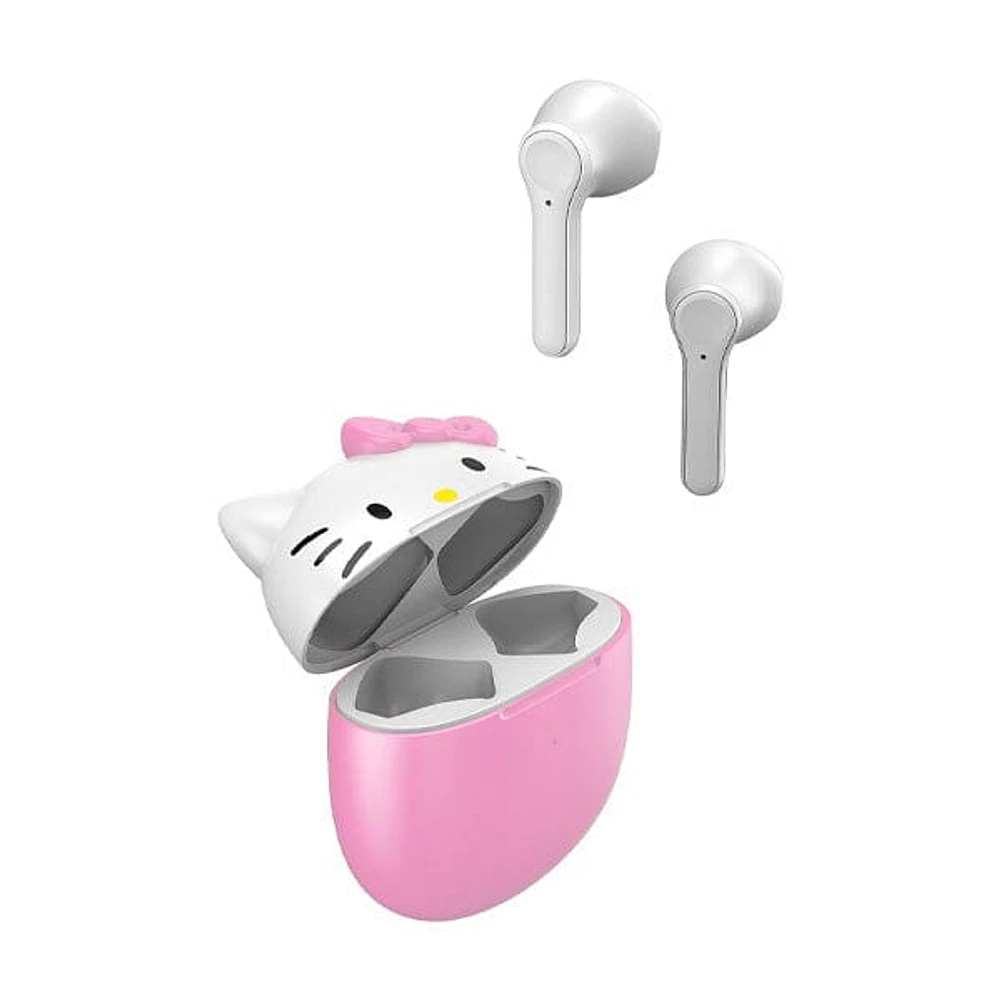 Hello Kitty Sanrio 50th Anniversary Pink Bluetooth Earbud Headphones "Showcase Exclusive"