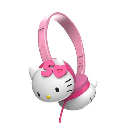 Hello Kitty Sanrio 50th Anniversary Squishy Wired Headphones "Showcase Exclusive"