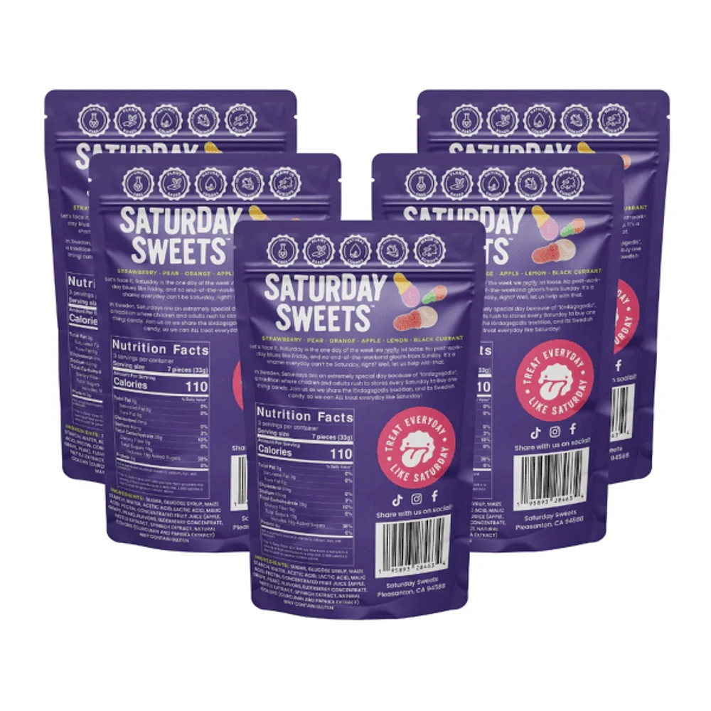 Saturday Sweets Mini Dummies 3.6oz