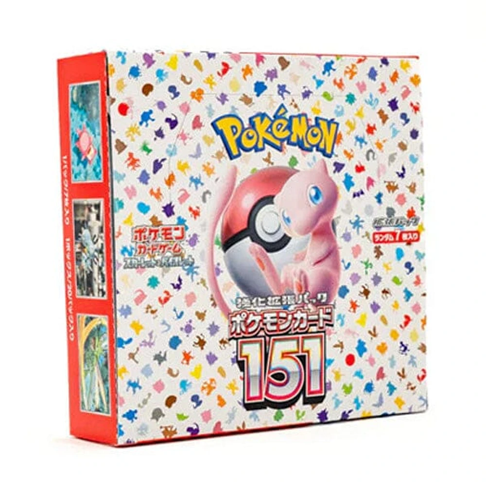 Pokémon TCG Japan: Scarlet & Violet 151 Factory Sealed Booster Box (20 Packs)