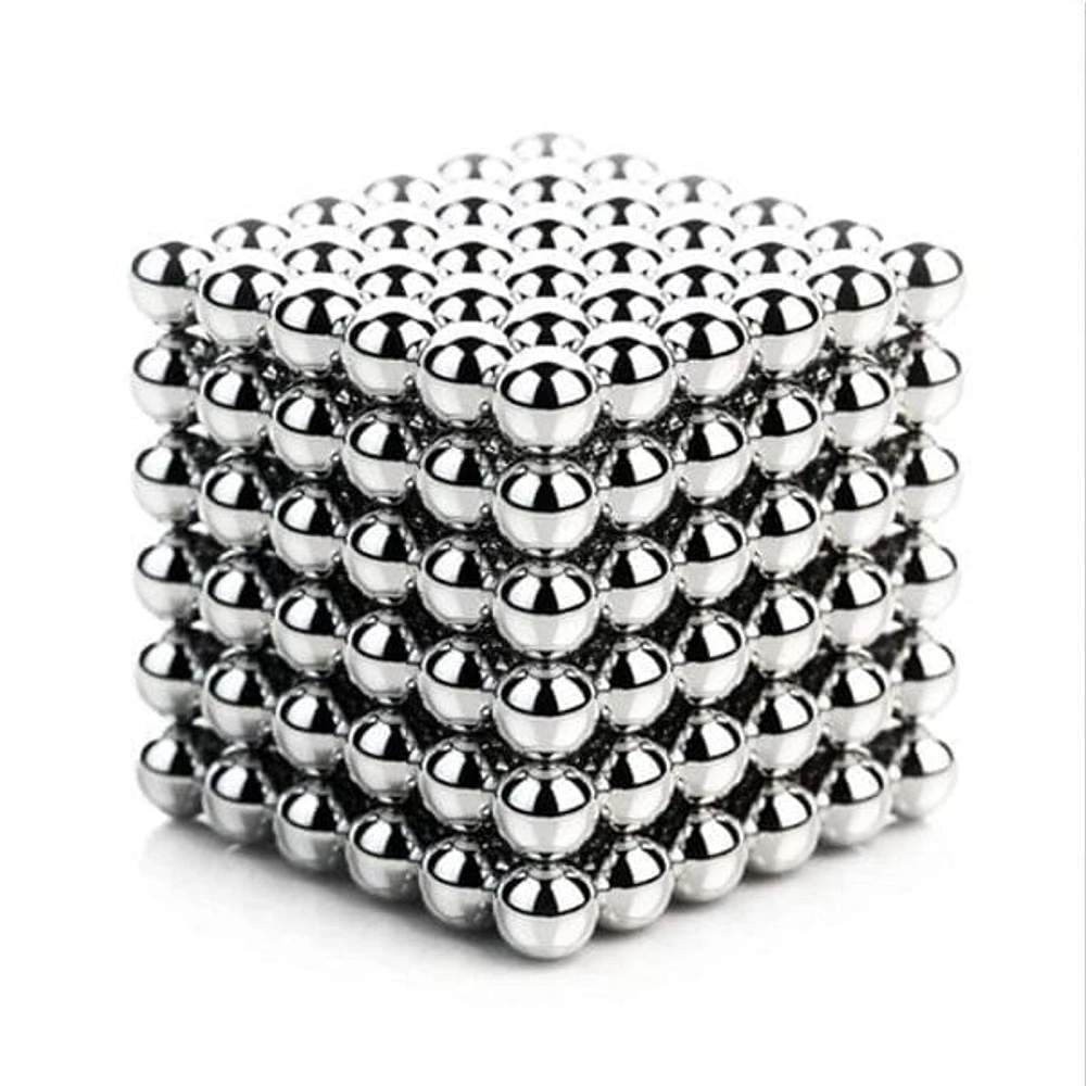 Stucky Balls Silver Magnetic Metal Ball Fidget Toys