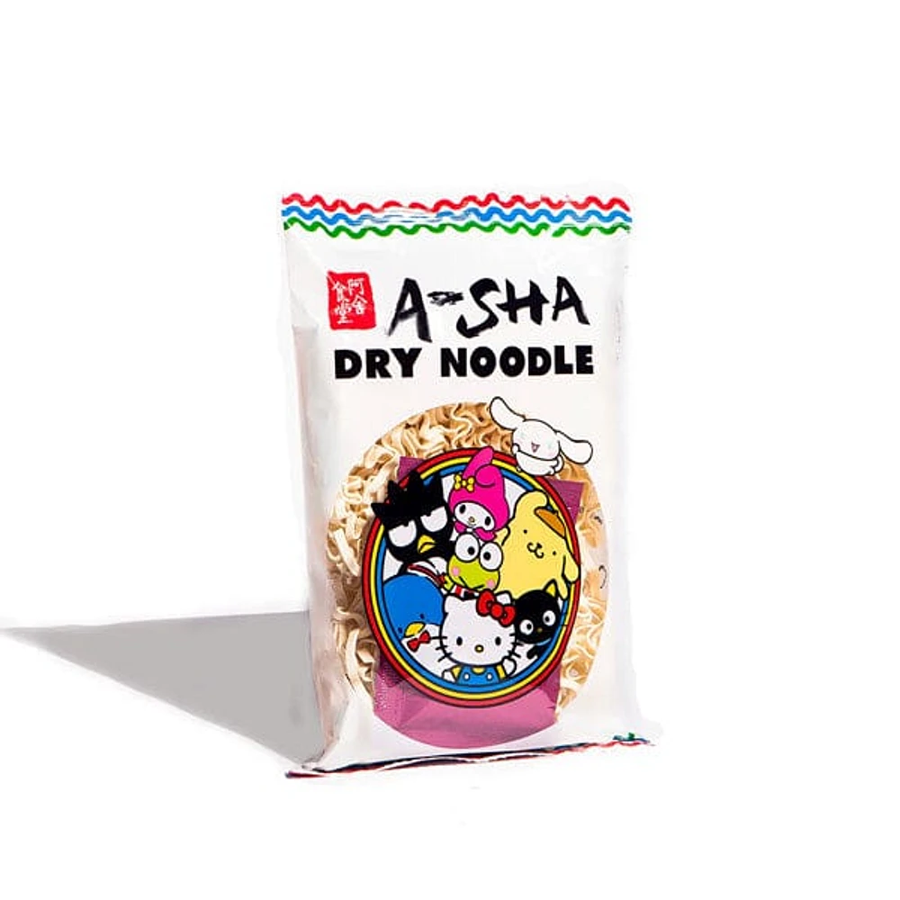 Hello Kitty x A-Sha My Melody Mandarin Noodles w/ Friendly Scallion Sauce (5 pk)