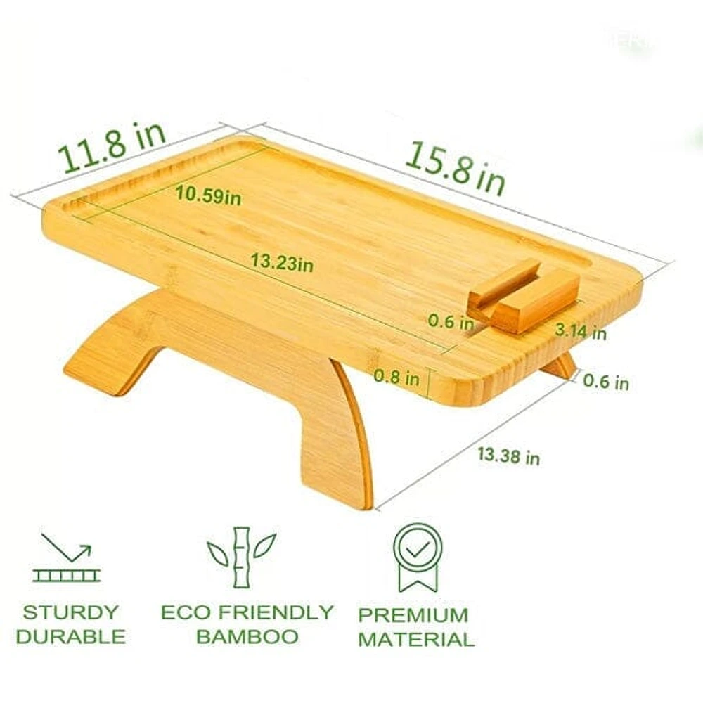 SofaKicks: Bamboo Sofa Tray