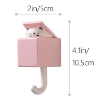 Peekimals: Kawaii Wall Hooks (4pc) | As Seen On TikTok!