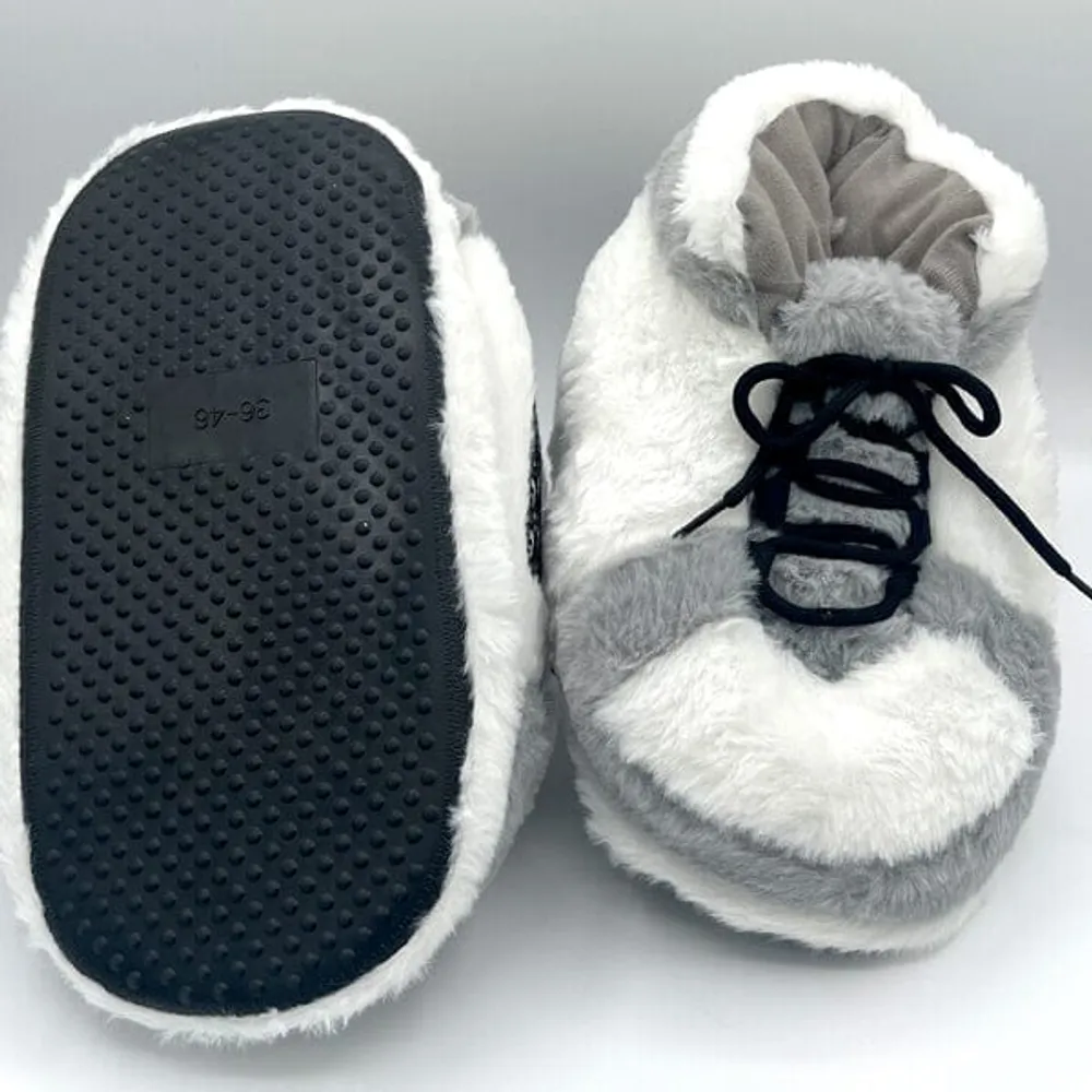 Plush Sneaker Slippers