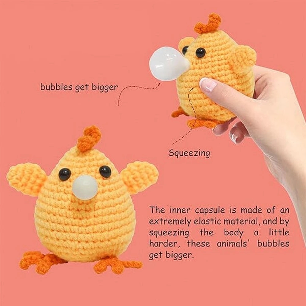 CalmiMates: Mini Crochet Plush Toy Collection (1pc) Multiple Styles