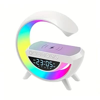 Sonic Vibes: 3-in-1 Triotunes Bluetooth Speaker w/ Charger & Digital Clock (Multiple Colors)