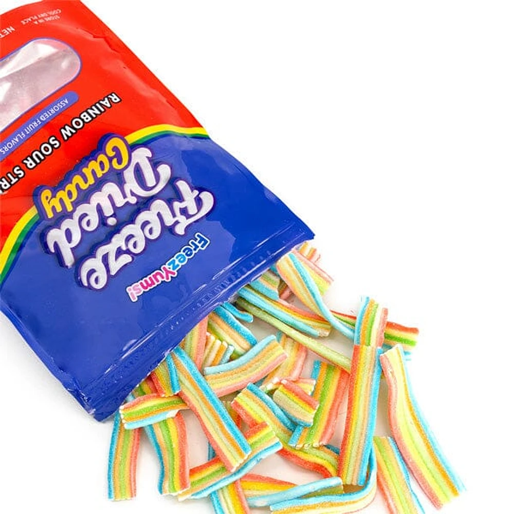 Freezyums! Freeze Dried Rainbow Sour Strips