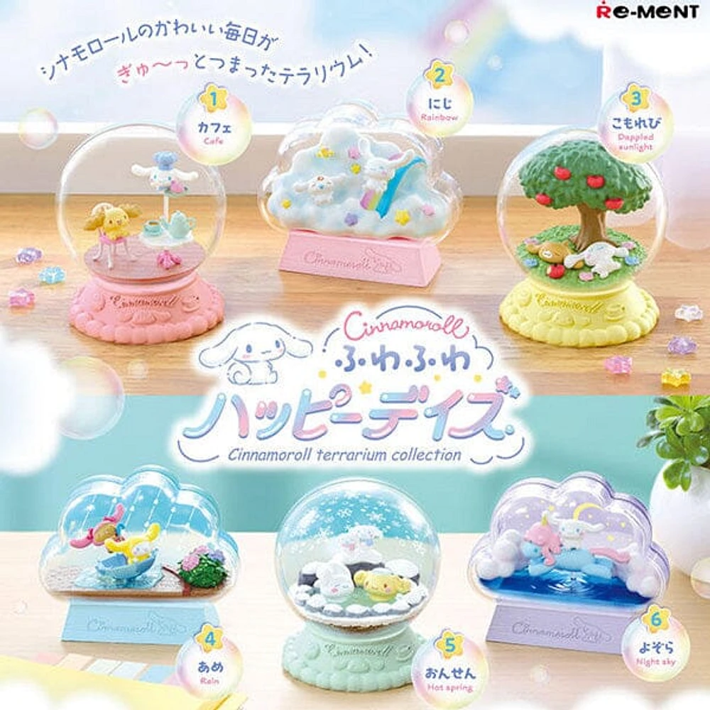 Re-Ment Sanrio: Cinnamoroll Terrarium Happy Days Blind Box (1pc)