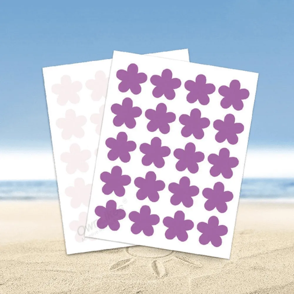 SPFme UV Ray Detection Sunscreen Reminder Stickers (100pc)