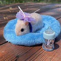 True Heart Treasures Reborn Animals: Holly The Hamster Realistic Mini Silicone Newborn Hamster Baby