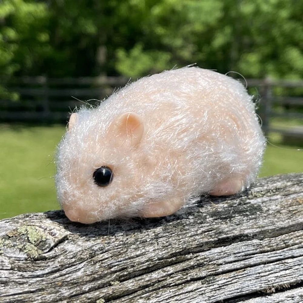 True Heart Treasures Reborn Animals: Holly The Hamster Realistic Mini Silicone Newborn Hamster Baby