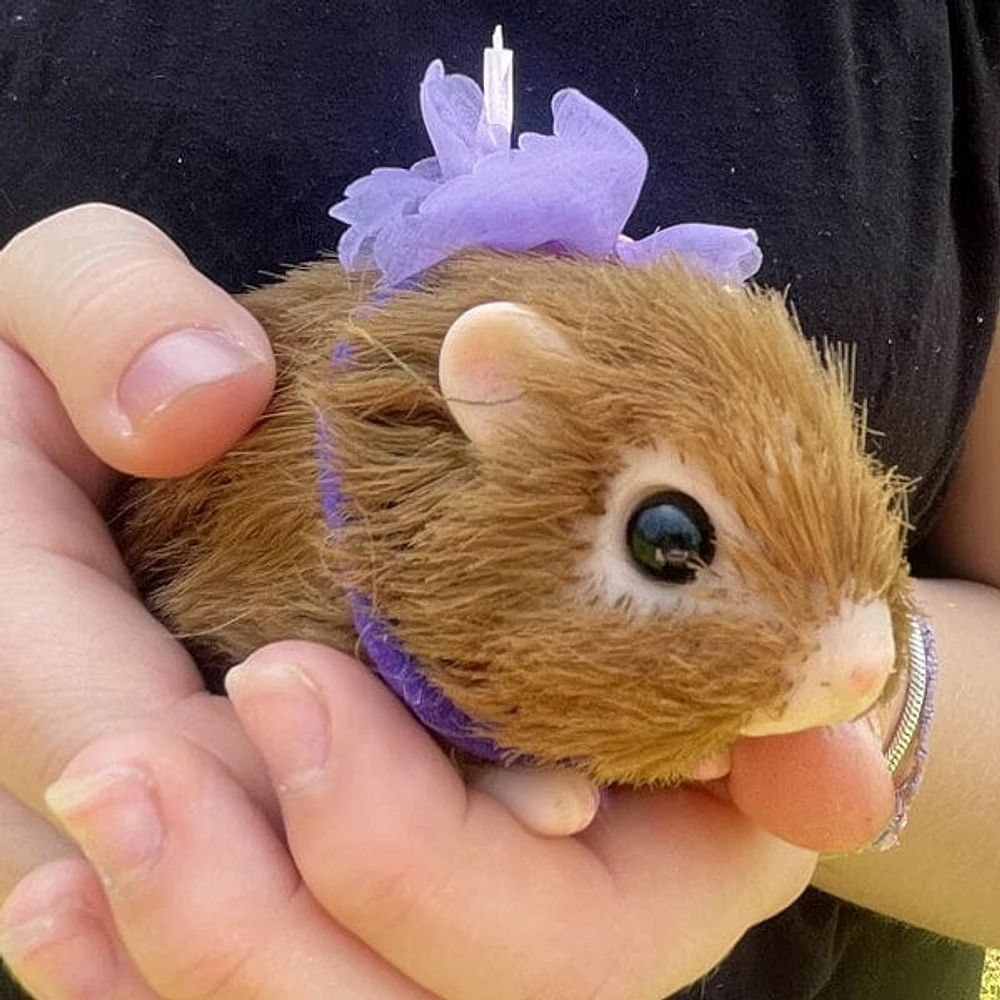 True Heart Treasures Reborn Animals: Hazel The Hamster Realistic Mini Silicone Newborn Hamster Baby