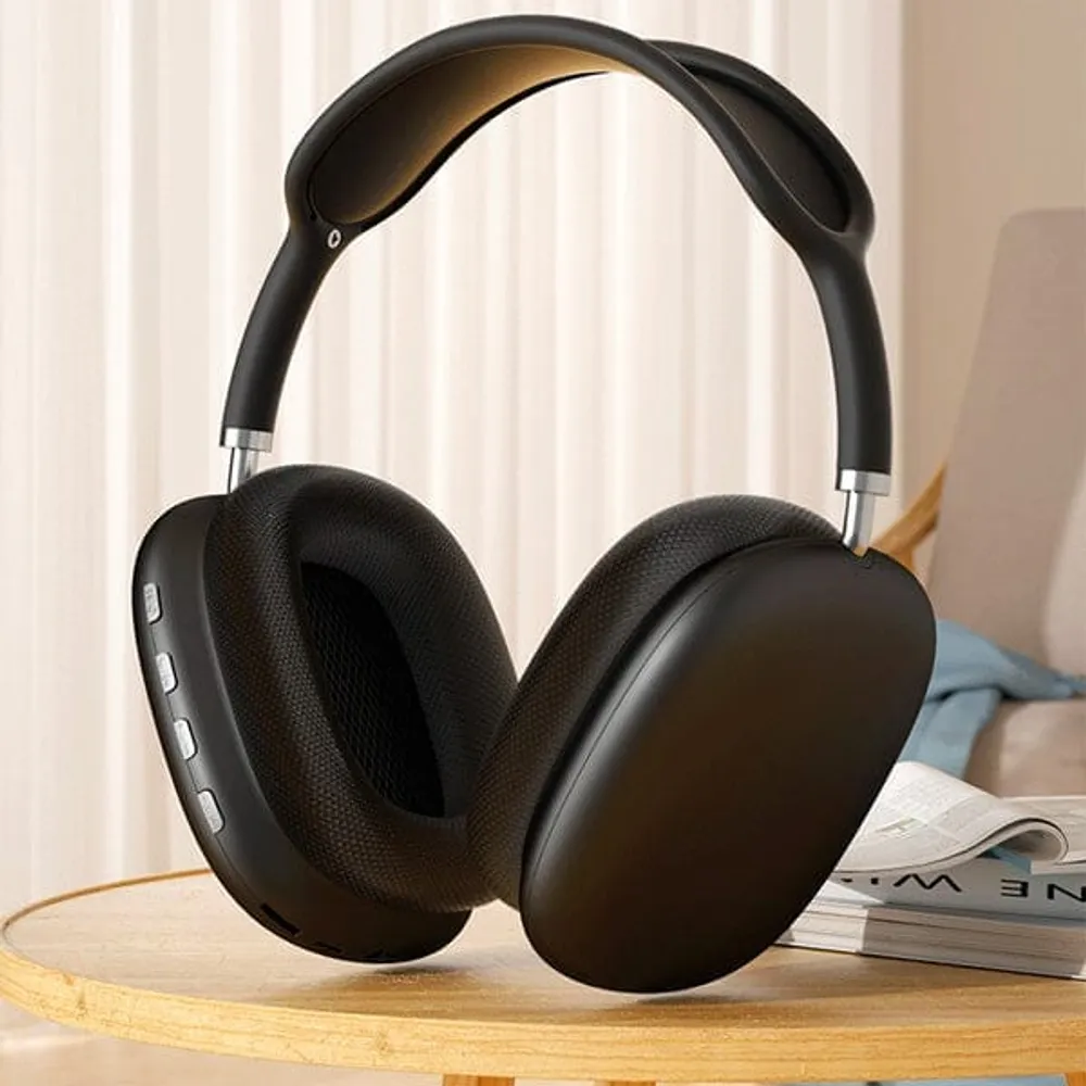 Bluetooth Stereo Headphones w/ Micro-SD Card Slot & Aux-In