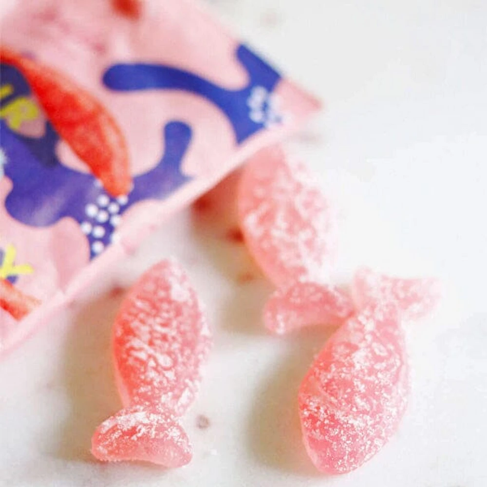 Swedish Candy: BonBon Sour Wild Strawberry Fish (5.2oz)