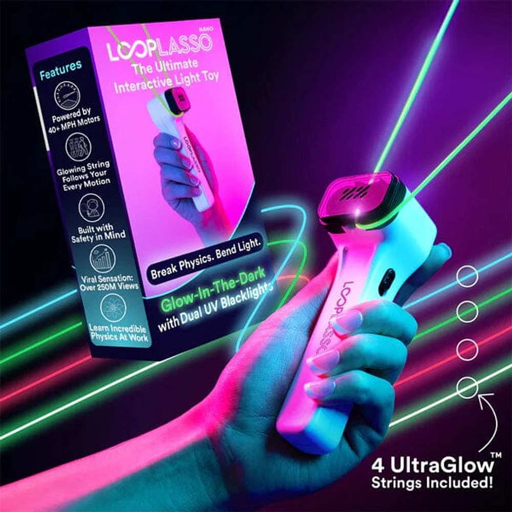 Loop Lasso® NANO: The Original Glow-in-The-Dark String Shooter