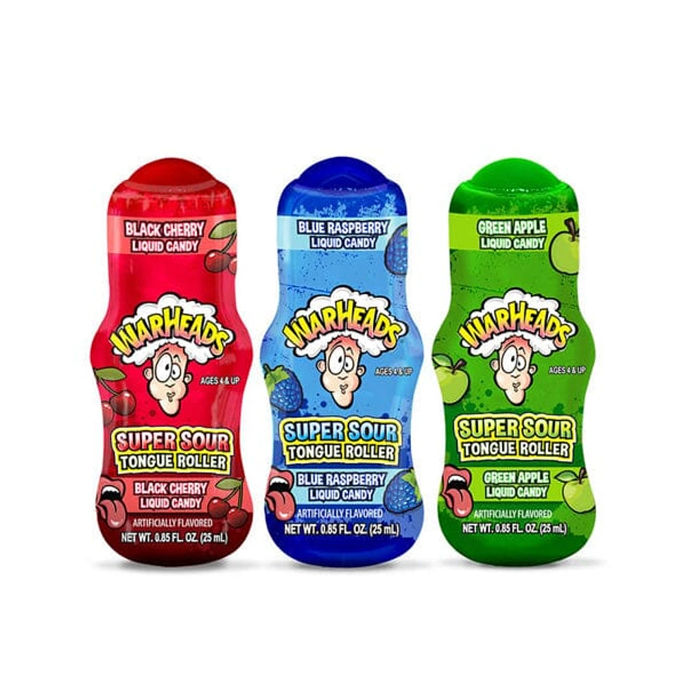 Warheads: Super Sour Tongue Rollers | Ships Assorted