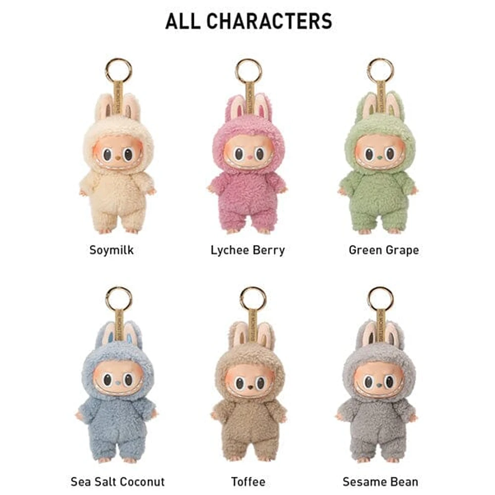 Pop Mart x THE MONSTERS: Exciting Macaron Series Plush Keyring Figurine Blind Box (1pc)