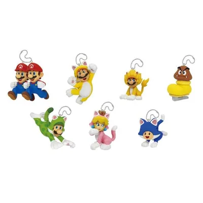 3D Super Mario World Character Keychains (1pc) | Ships Assorted