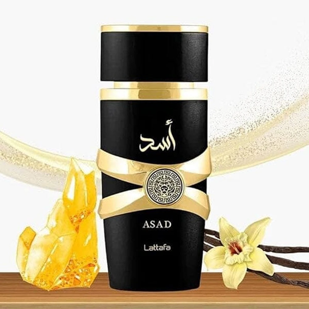 Asad by Lattafa Perfumes Masculine Eau de Parfum Fragrance Spray (100mL)