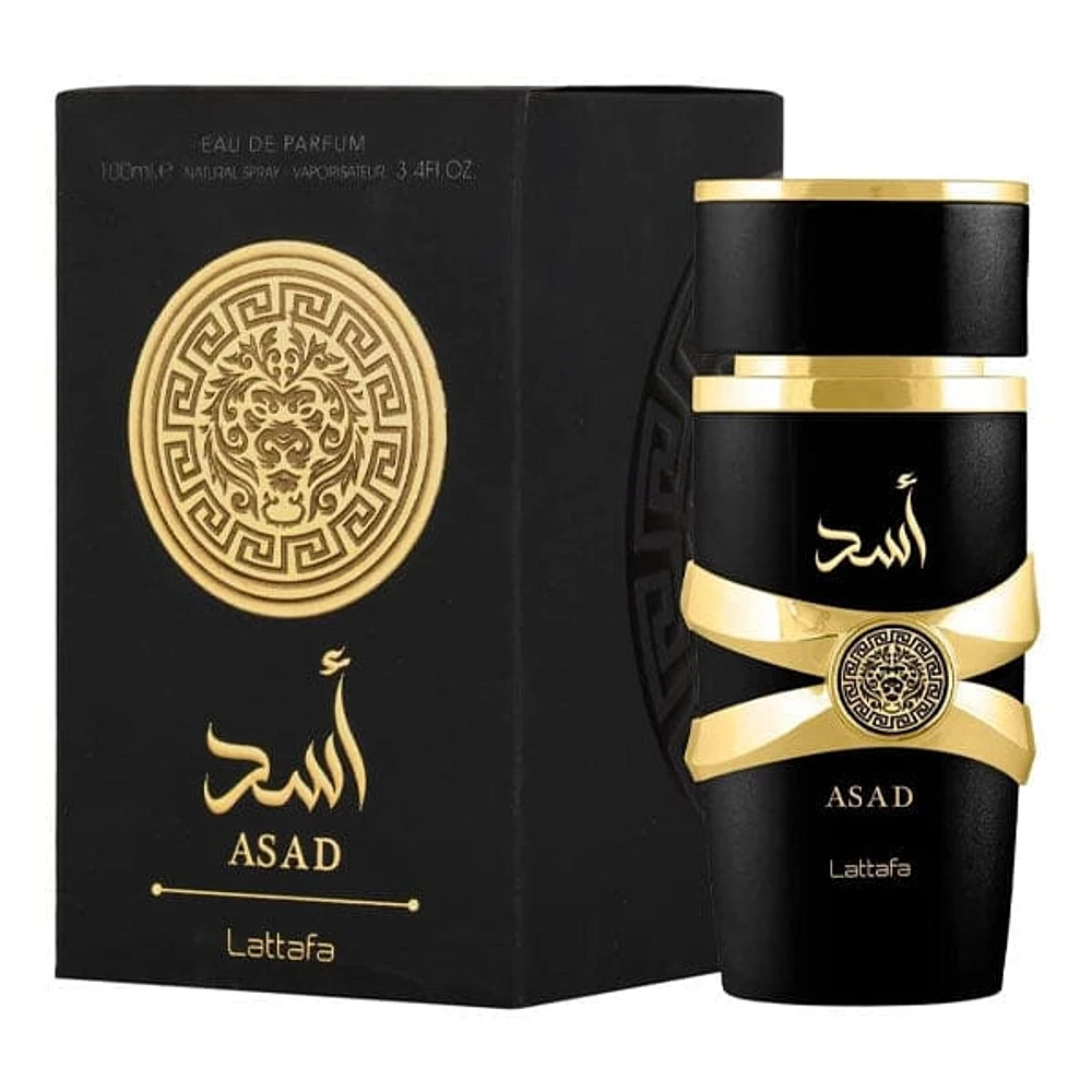 Asad by Lattafa Perfumes Masculine Eau de Parfum Fragrance Spray (100mL)