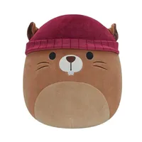 Squishmallows Plush Toys | 7.5" Autumn Harvest Squad 2023 | Chip the Beaver (Beanie)