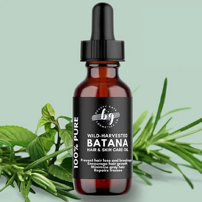 Beauty Gate 100% Pure Wild-harvested Batana Oil For Hair & Skin (120mL / 4oz)