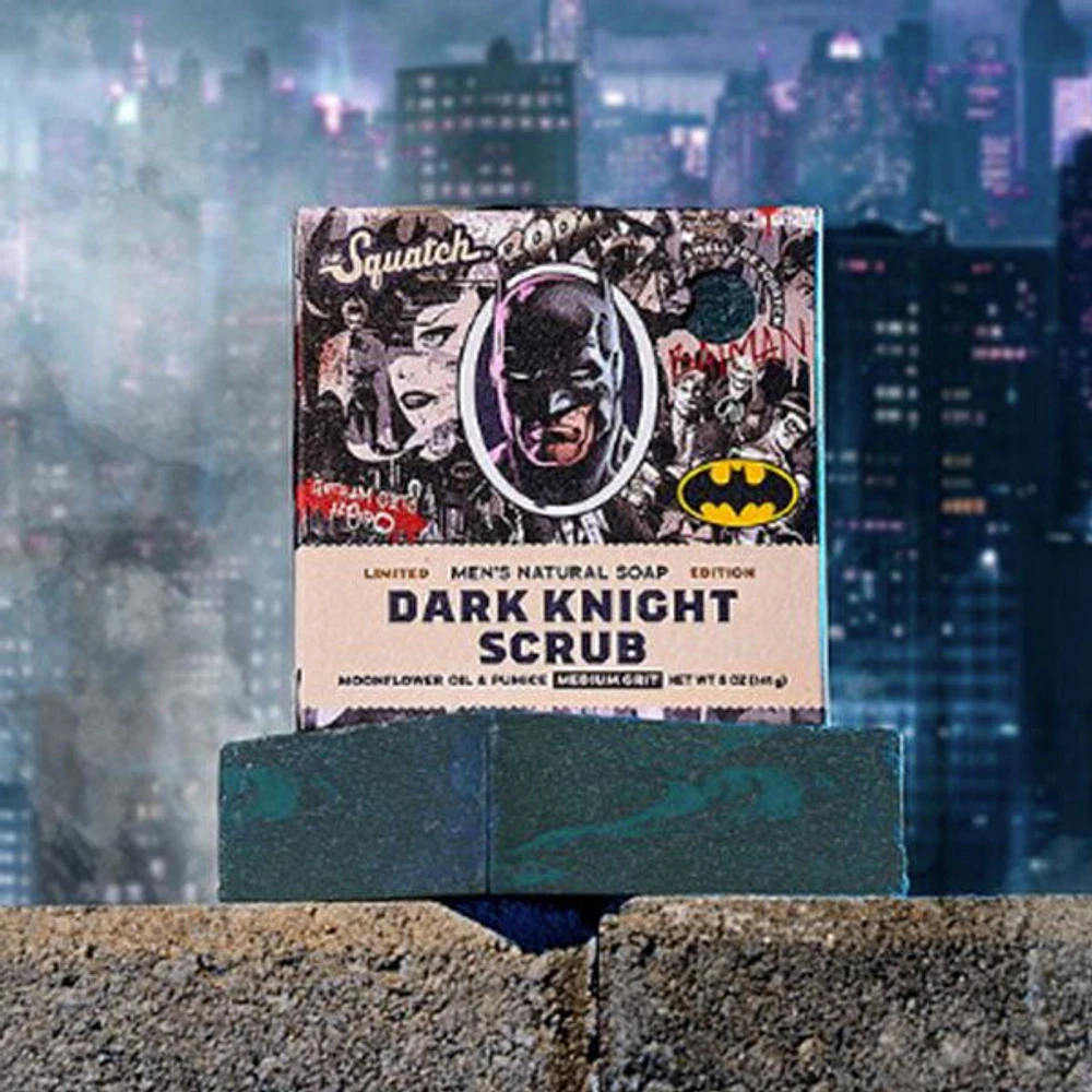 Dr. Squatch® DC's Batman & Joker™ Dark Knight Scrub All-Natural Bar Soap For Men (1pc) Limited Edition