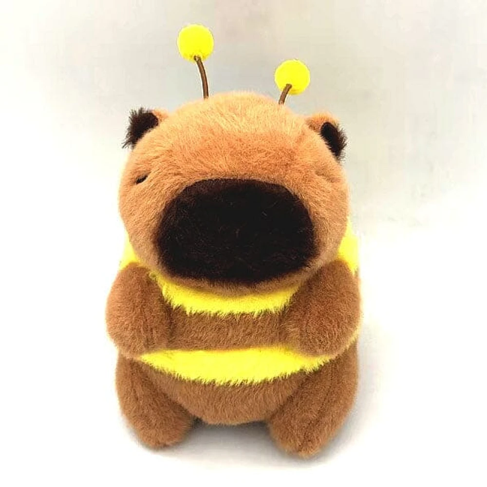 Capybara 9" Kawaii Bumblebee Plush Toy With Pull String For Moveable Wings