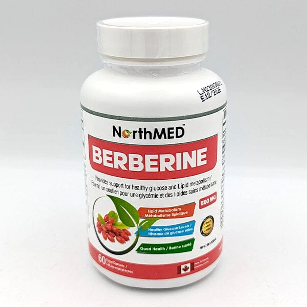 Berberine Supplement (60caps) - For Healthy Glucose and Metabolism