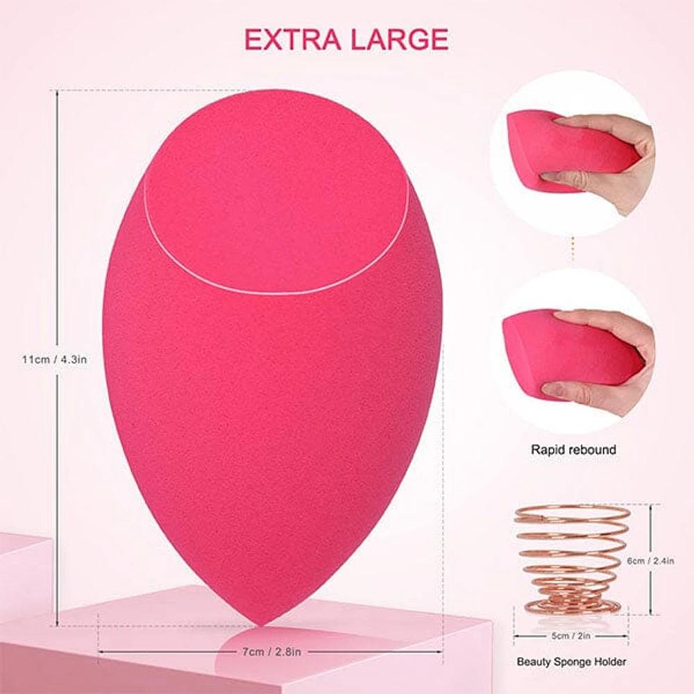 WOW Extra Large 3.5" Pink Beauty Blender