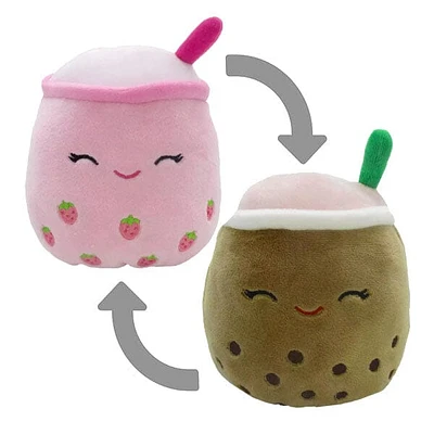 Squishmallows Flip-A-Mallows Exclusive 5" Reversible Plush Toy Bernice & Victoria The Boba Tea