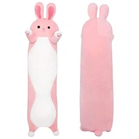 Long Animal Plush Toy Styles (3FT Long!) | Pink Bunny