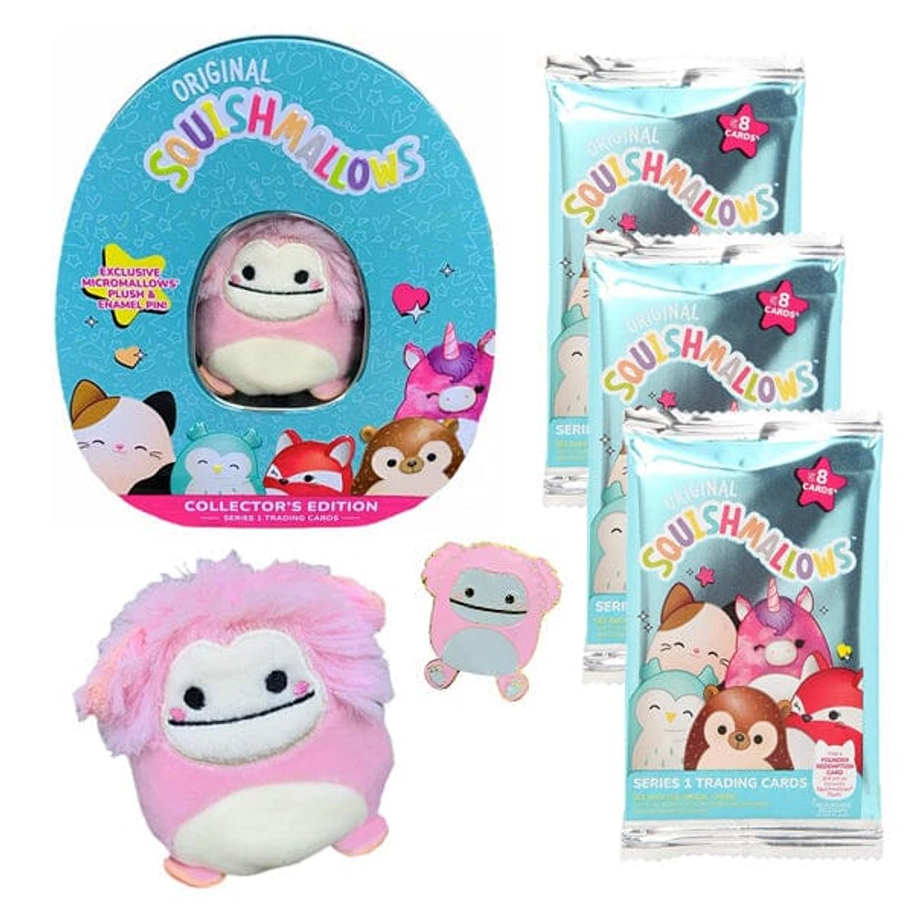 Squishmallows Collector's Edition Tin (Series 1) | Brina The Bigfoot