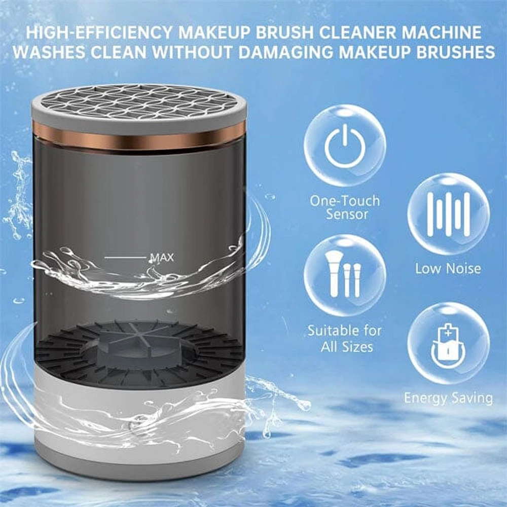 SpinRenew Pro: Spinning Ultrasonic Makeup Brush & Sponge Cleaner Machine