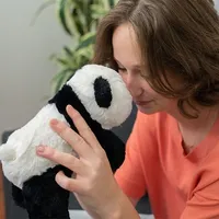 Bud-imals! Life-Like Baby Animal Plushies (Includes Bottle) | Panda Bear