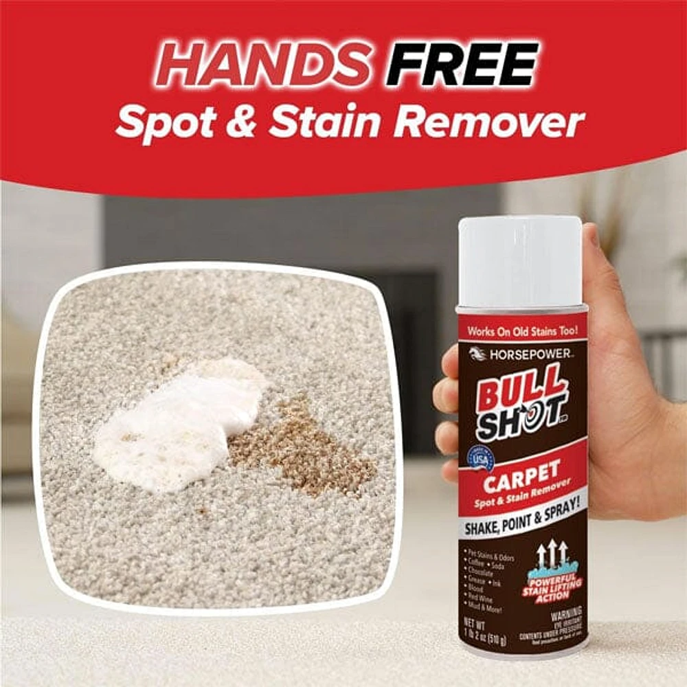 Bull Shot Carpet Spot & Stain Remover by Horsepower (510g)