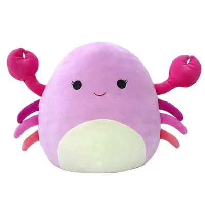 Squishmallows Super Soft Plush Toys | 7.5" Cailey the Pink Crab