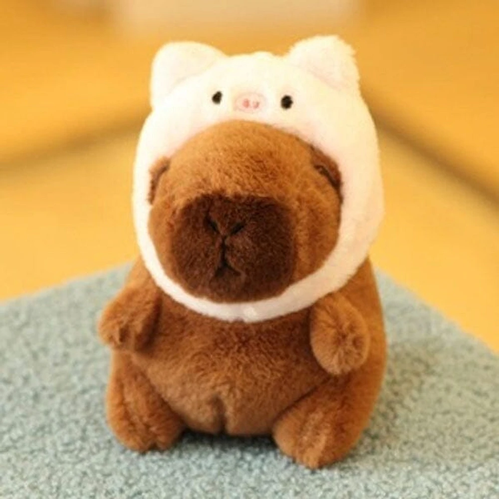 Capybara a Hat 9" Kawaii Plush Squishy Pillow Toy (Multiple Styles)