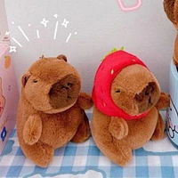 Capybara 9" Kawaii Plush Toy Hat (Multiple Styles)