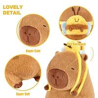 Capybara 9" Kawaii Bumblebee Backpack Plush Toy