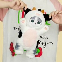 Mofusand© 12" Cat Dress-Up Plush Doll Toy in Cow Costume