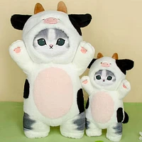 Mofusand© 12" Cat Dress-Up Plush Doll Toy in Cow Costume