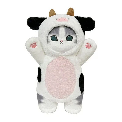 Mofusand© 12" Cat Dress-Up Plush Doll Toy in Cow Costume