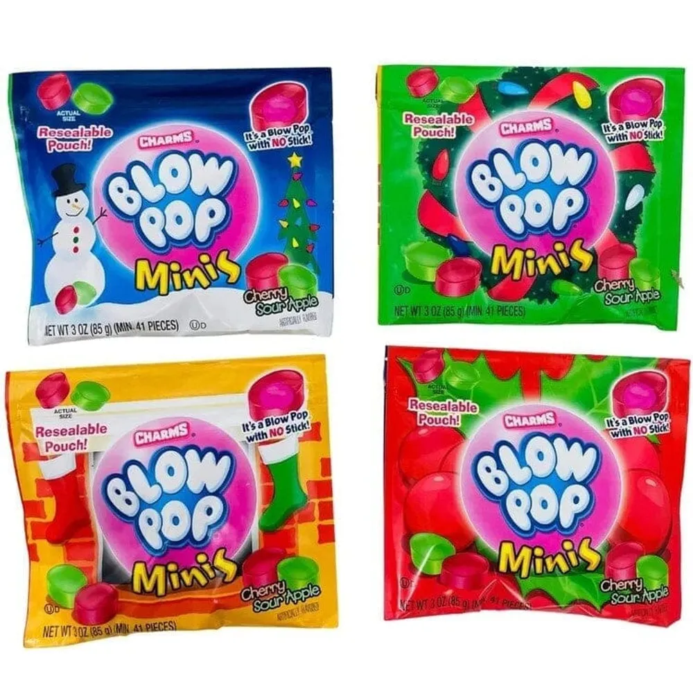 Blow Pop Minis Holiday Pouch (85g)