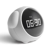 GleamGreet Digital Cute Face Alarm Clock