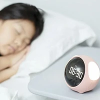 GleamGreet Digital Cute Face Alarm Clock