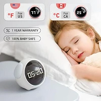 GleamGreet Digital Cute Face Alarm Clock